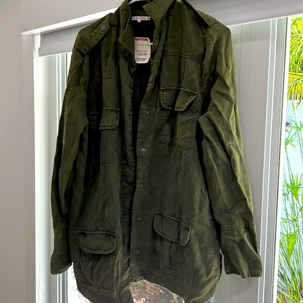 Olive green jacket